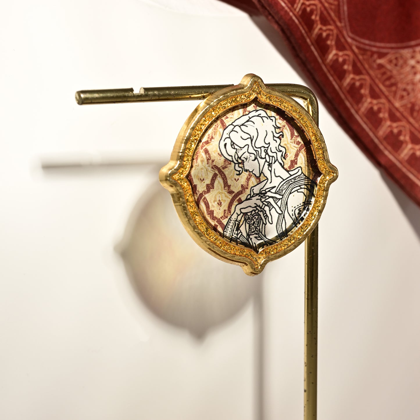 Sultan’s Game Stained-glass Style Metal Fridge Magnet