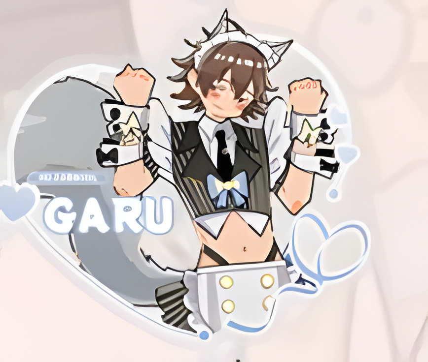 "at your service" sticker&Acrylic pendants