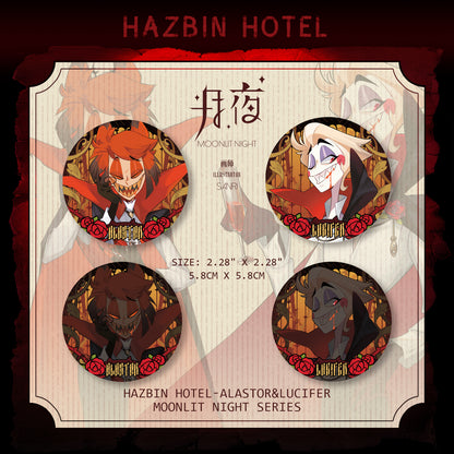 HH-Fan Art Moonlit Night Badge