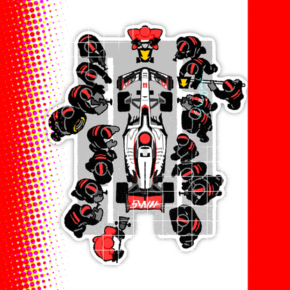 [Pre-order] F1 Box Box Magnetic Keychain Holder