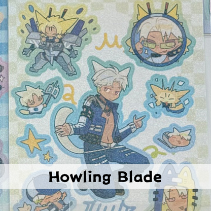 FINALFANTASY XIV FFXIV The Arcadion Prism Holographic Stickers