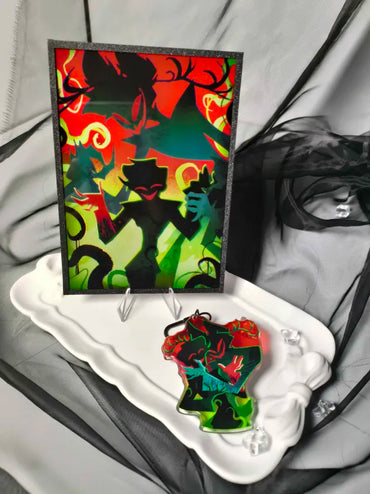 [Pre-order] Alavox Shadowcult Acrylic Shikishi Art Board & Acrylic Keychain