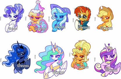 [Pre-order] MLP Portraits Pin 2