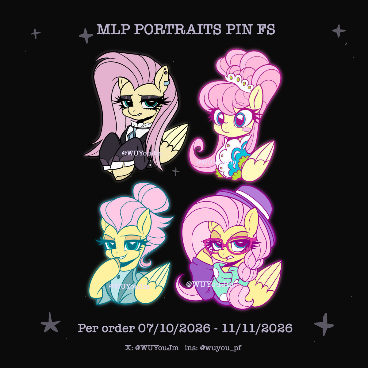 [Pre-order] MLP PORTRAITS PIN FS