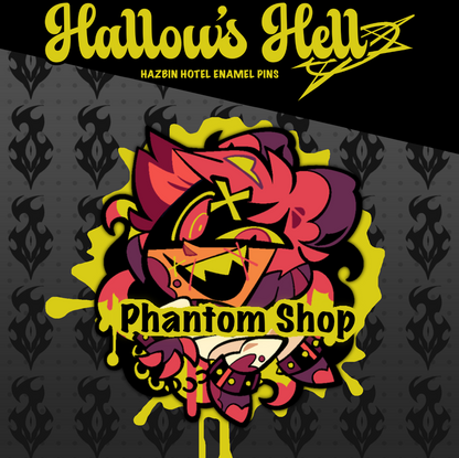 [Pre-order]Hallow’s Hell | Hazbin Hotel Fanmade Enamel Pins