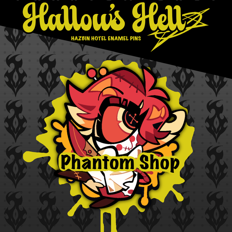 [Pre-order]Hallow’s Hell | Hazbin Hotel Fanmade Enamel Pins