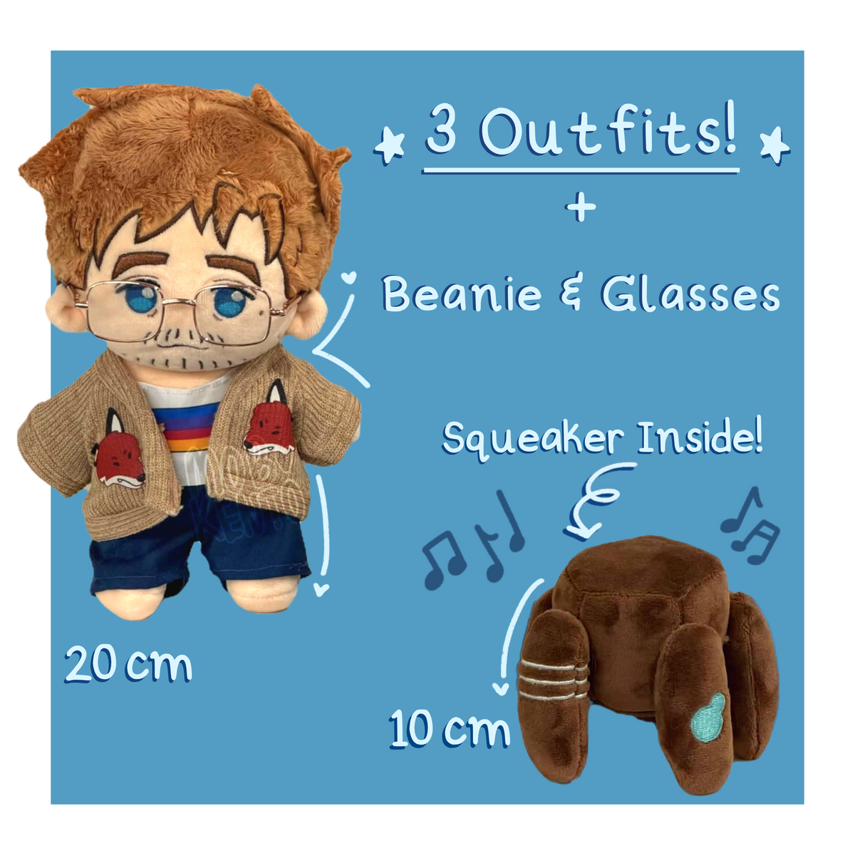 [Pre-Order] PHM StarSaviors Plushies 20cm 10cm