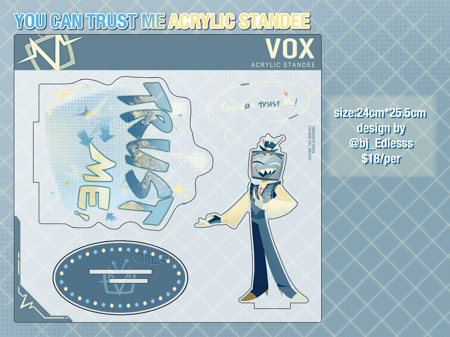 [Pre-order] TRUST ME ACRYLIC STANDEE