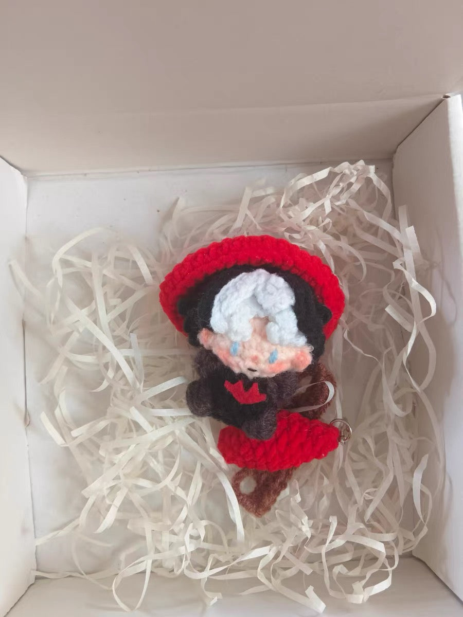 Red Hood Leader's Handmade Knitted Doll