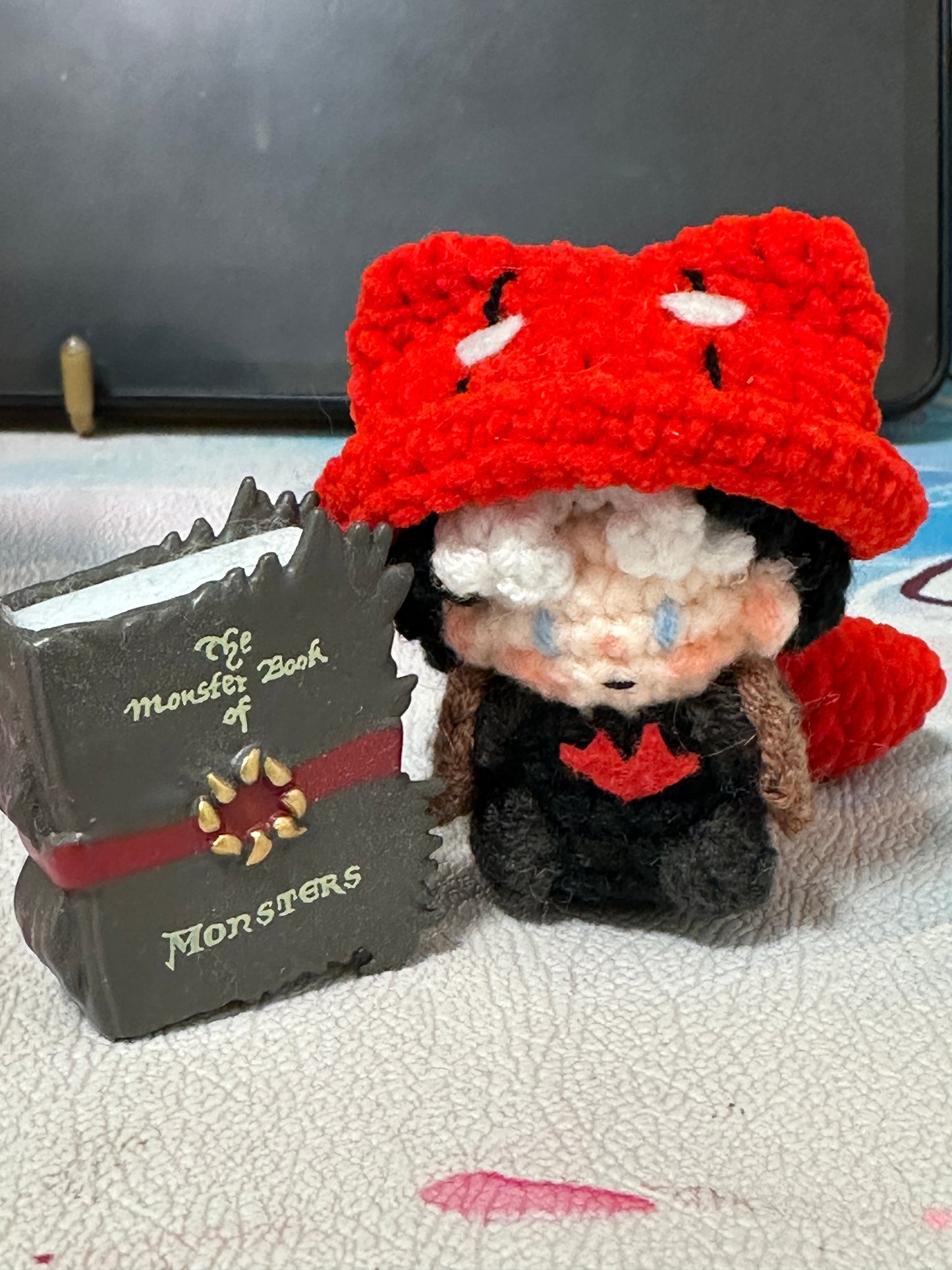 Red Hood Leader's Handmade Knitted Doll