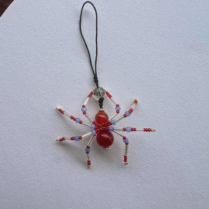 Handmade small spider jewelry pendant