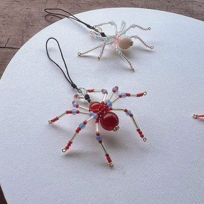Handmade small spider jewelry pendant