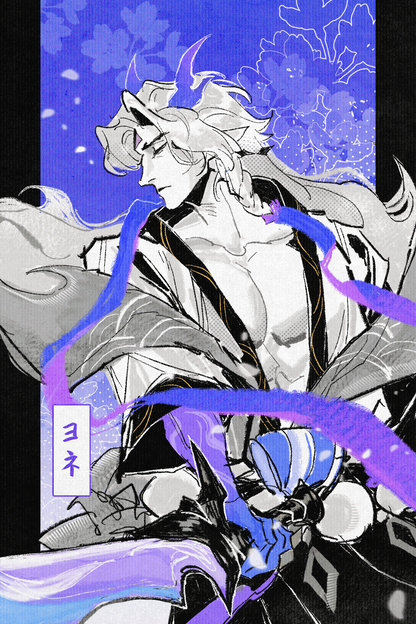 SB Yone postcard&Acrylic illustration board