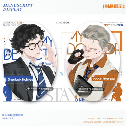 [In Stock]007xSHERLOCK Tactile Silver Flash Base Badge
