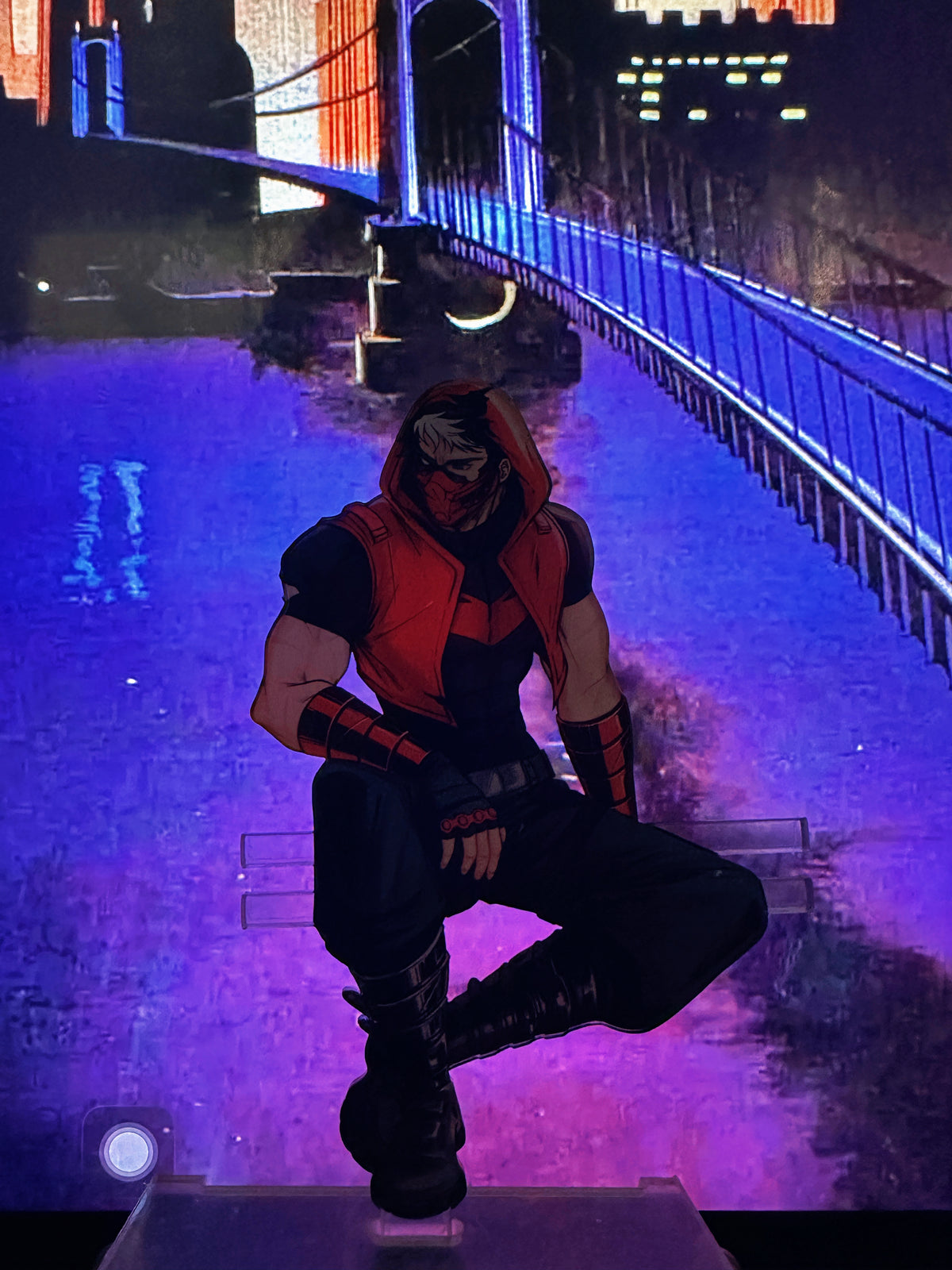 Jason Todd Two-Way Standing Sign for Single Person Sitting