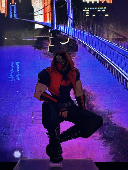 Jason Todd Two-Way Standing Sign for Single Person Sitting