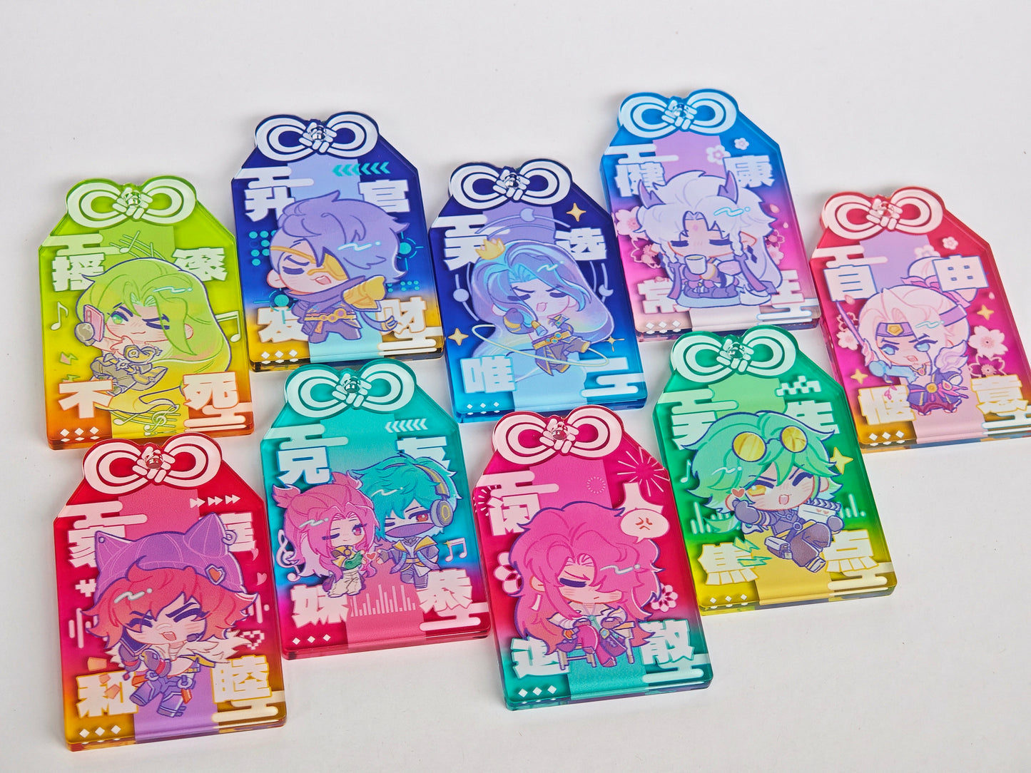 chibi champions Series：talisman keychain