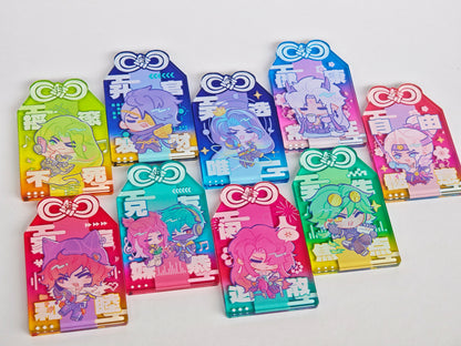 chibi champions Series：talisman keychain
