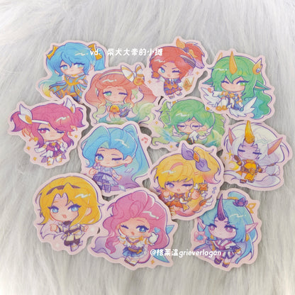 Chibi Champion Series：Badges&stickers