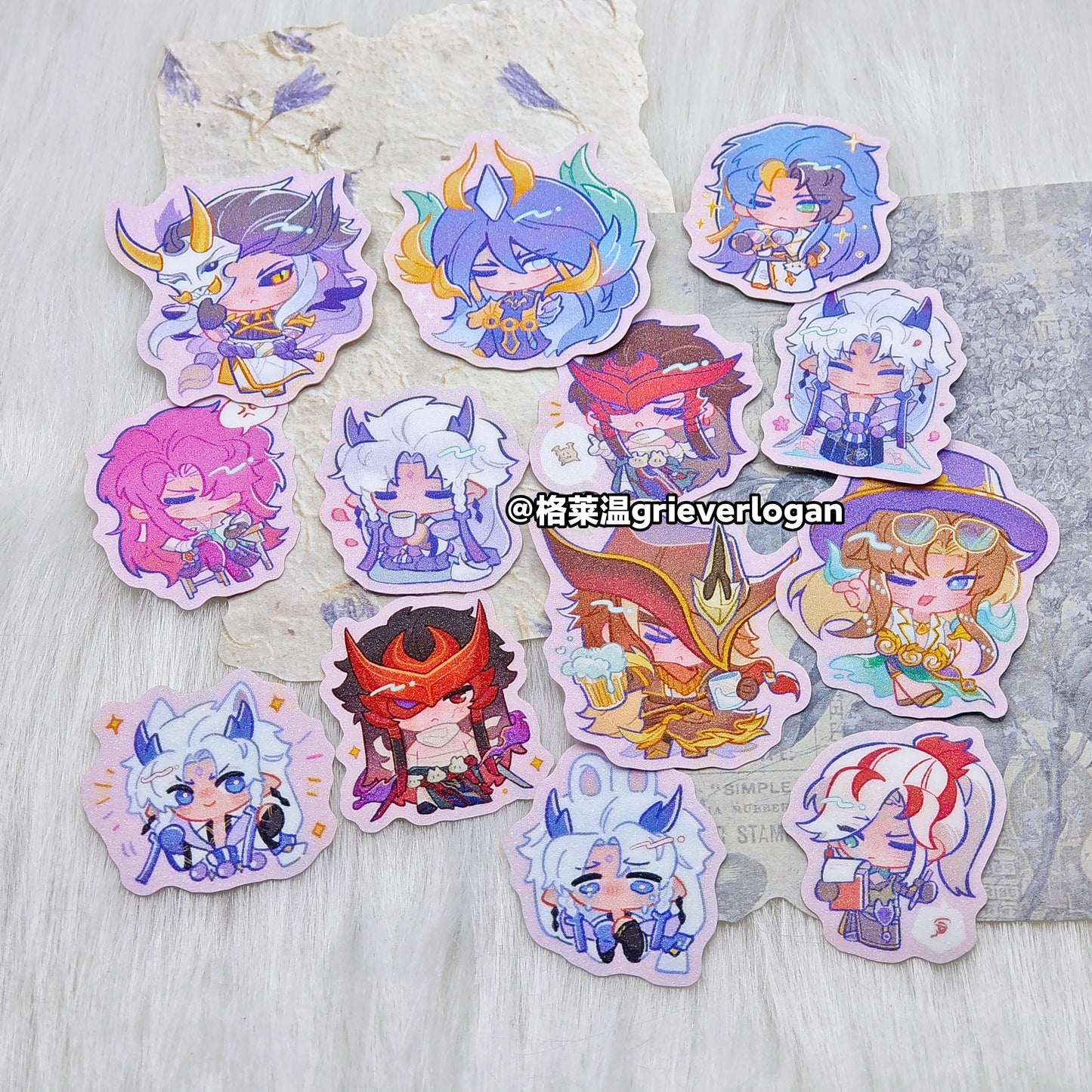Chibi Champion Series：Badges&stickers
