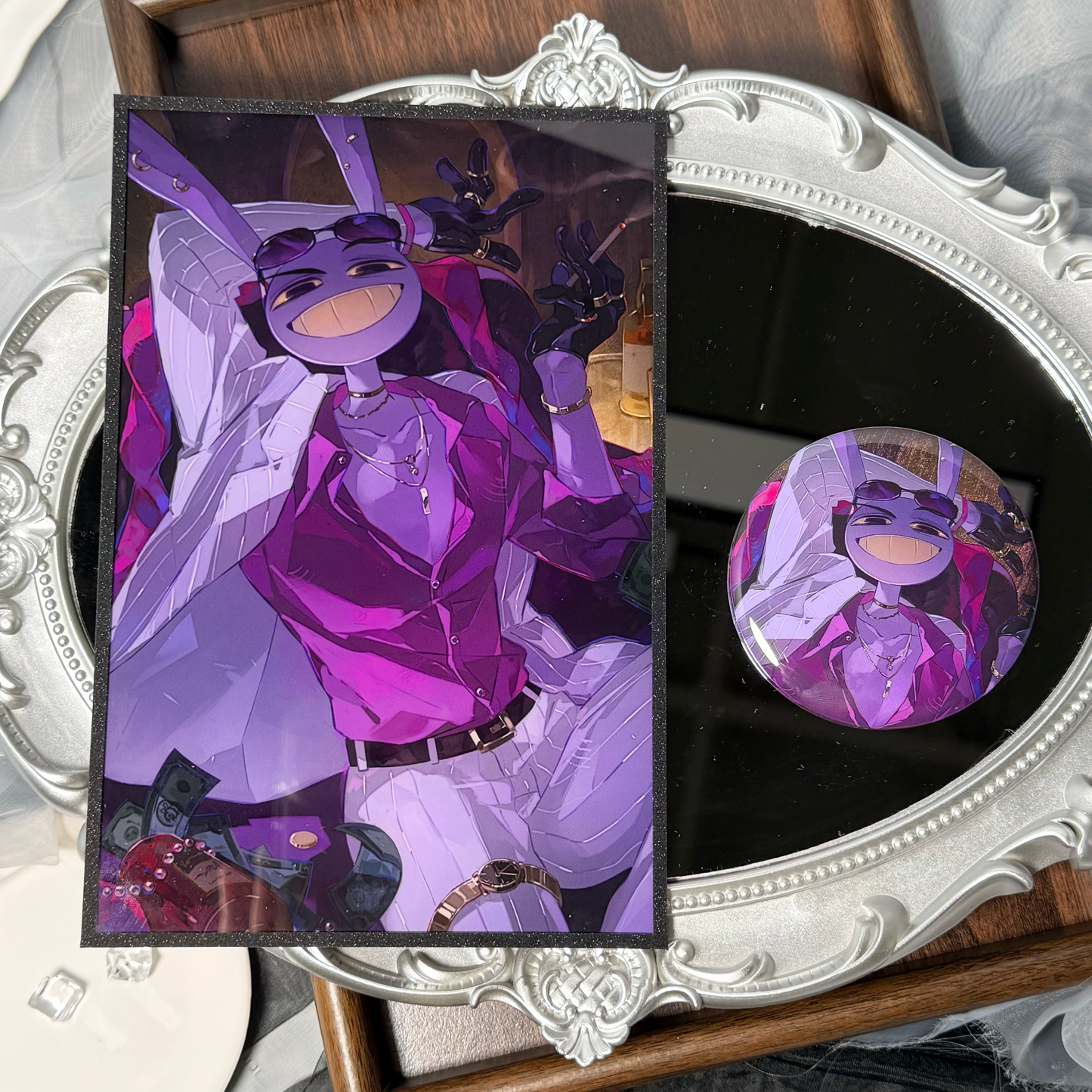 [Pre-order] Jax Double-Flash Badge & Acrylic Shikishi Art Board