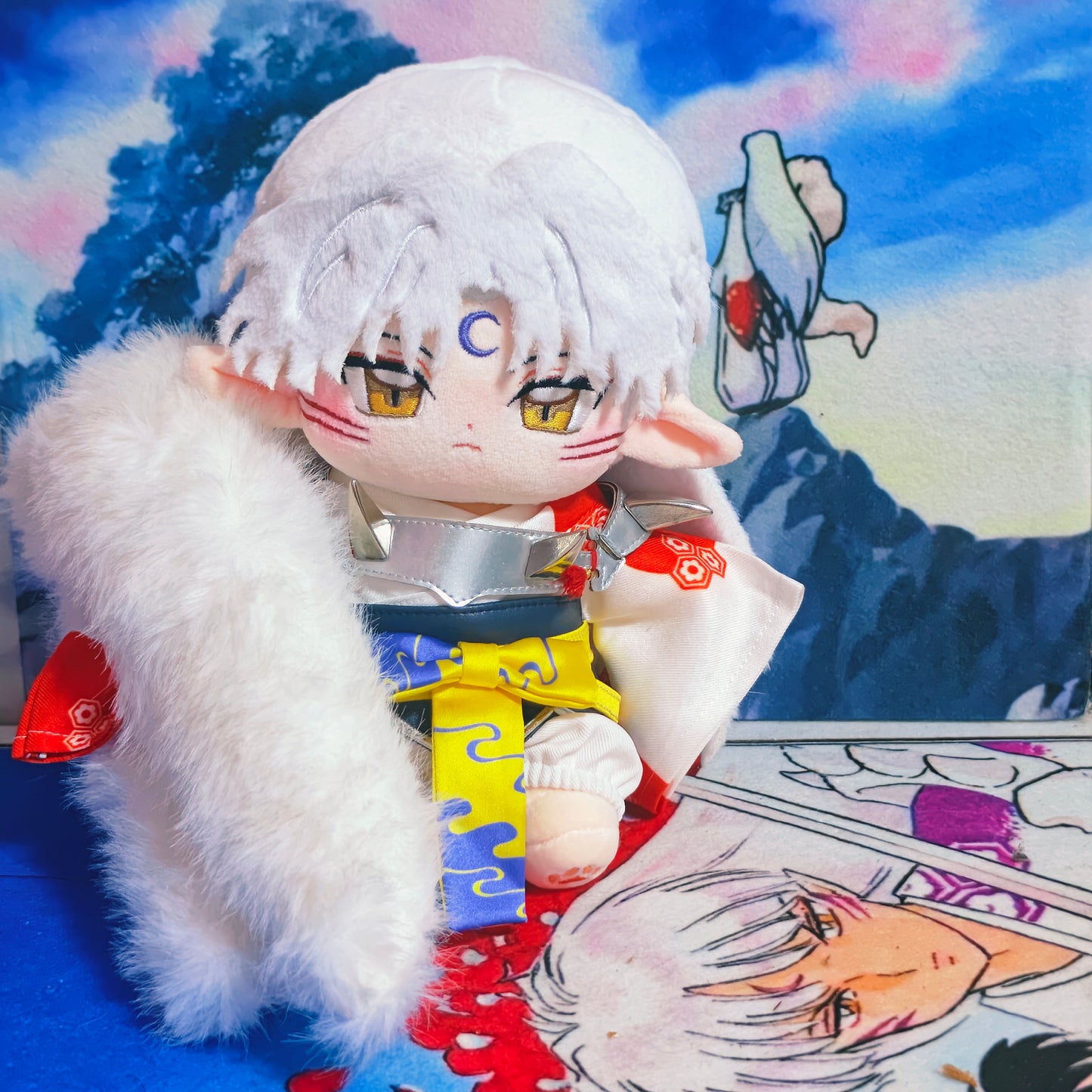 [Pre-order] Sesshomaru & Rin 20cm Cotton Doll