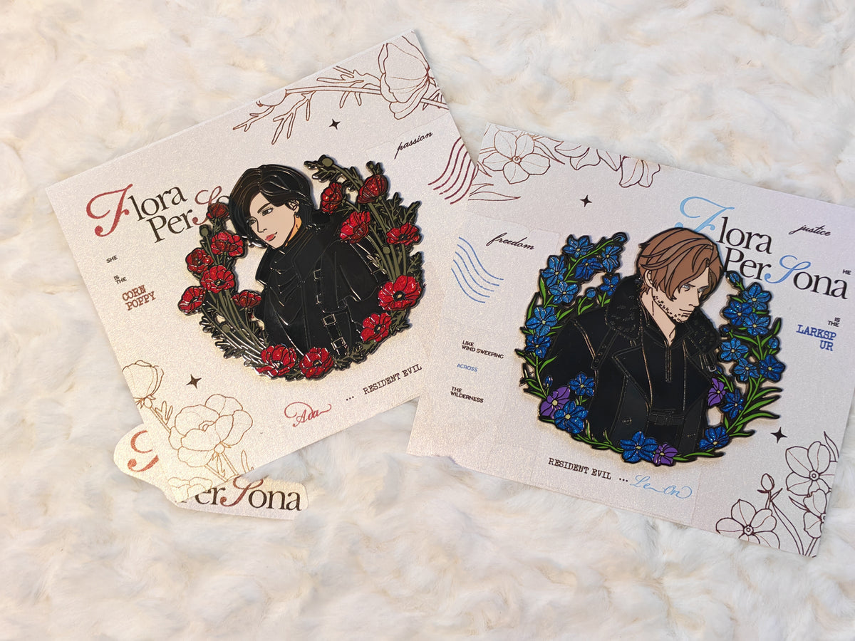 [Pre-order]Leon & Ada Enamel Pin