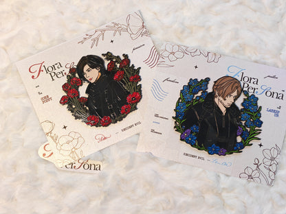 [Pre-order]Leon & Ada Enamel Pin