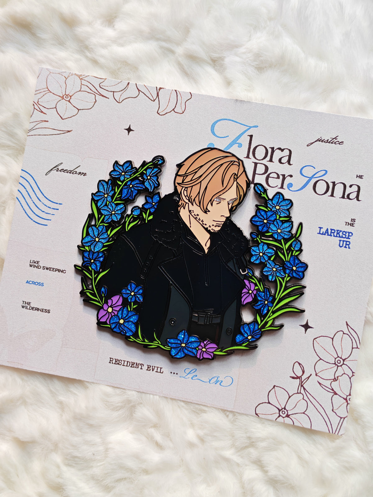 [Pre-order]Leon & Ada Enamel Pin