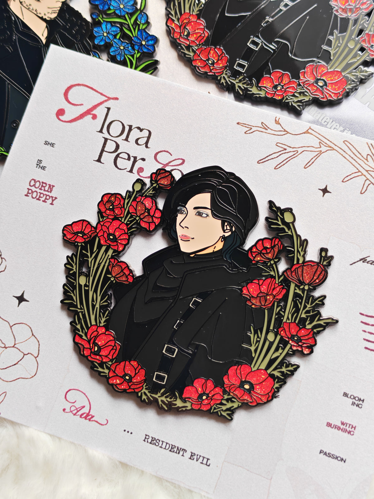 [Pre-order]Leon & Ada Enamel Pin