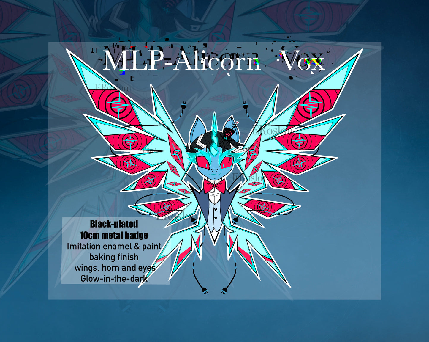[Pre-order] MLP×HH VOX Luminous Metal Badge