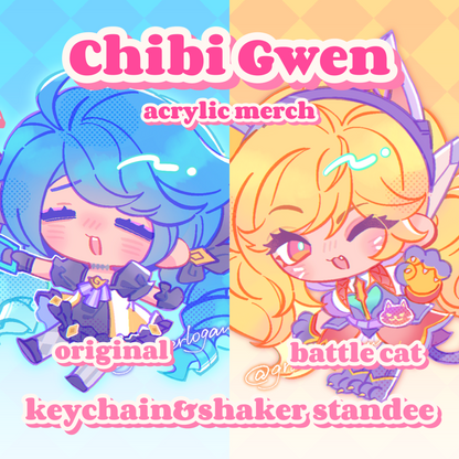 Chibi Gwen acrylic series