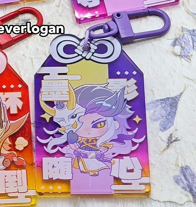 chibi champions Series：talisman keychain