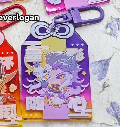 chibi champions Series：talisman keychain