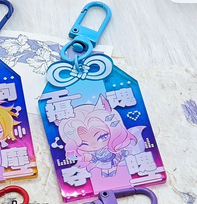 chibi champions Series：talisman keychain