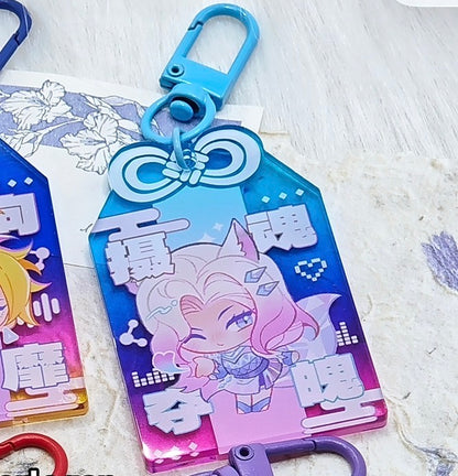 chibi champions Series：talisman keychain