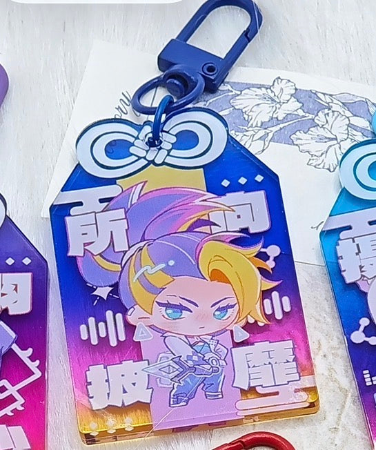 chibi champions Series：talisman keychain