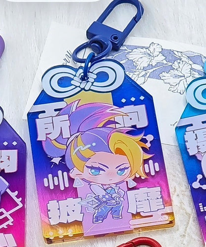 chibi champions Series：talisman keychain