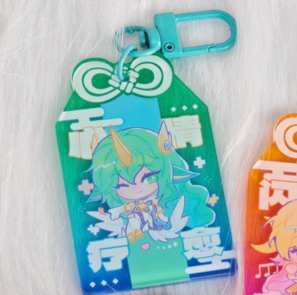 chibi champions Series：talisman keychain