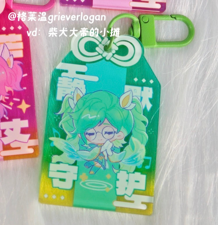 chibi champions Series：talisman keychain
