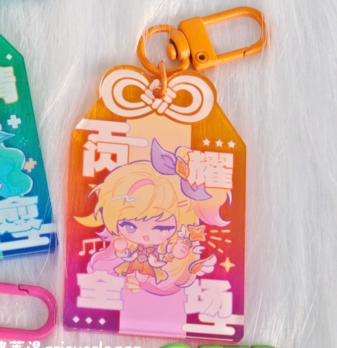 chibi champions Series：talisman keychain