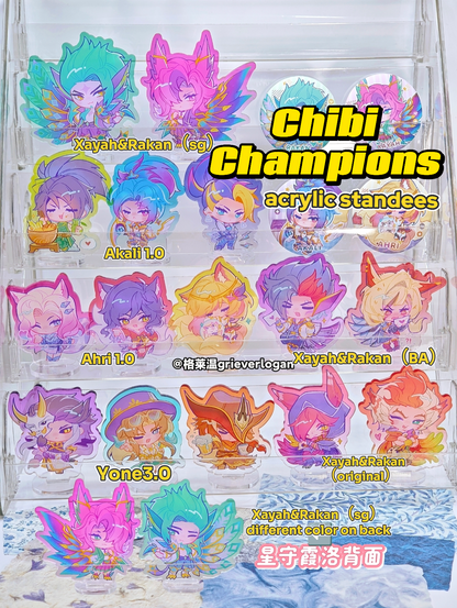 chibi champions series：Acrylic standee set