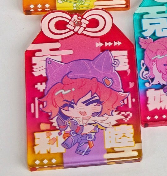 chibi champions Series：talisman keychain