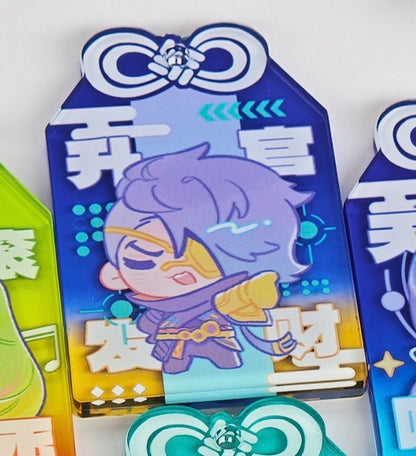 chibi champions Series：talisman keychain