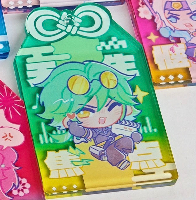 chibi champions Series：talisman keychain