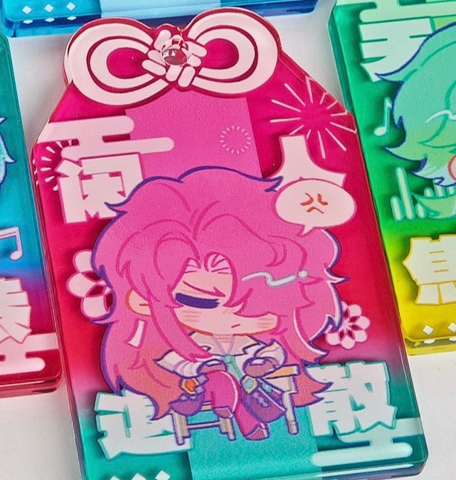 chibi champions Series：talisman keychain