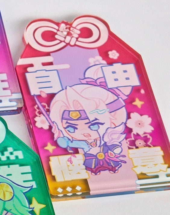 chibi champions Series：talisman keychain