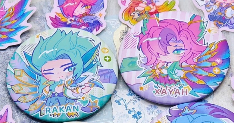 Chibi Champion Series：Badges&stickers