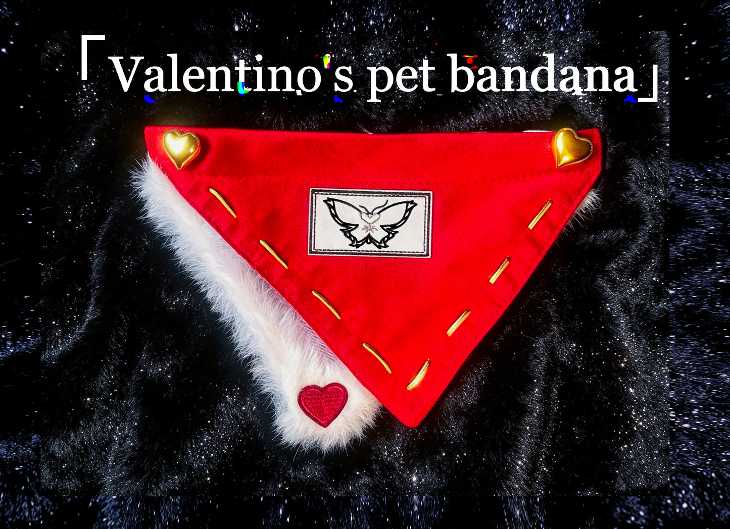 Hand-stitched HH Val's pet bandana(It can also be used on cotton dolls)
