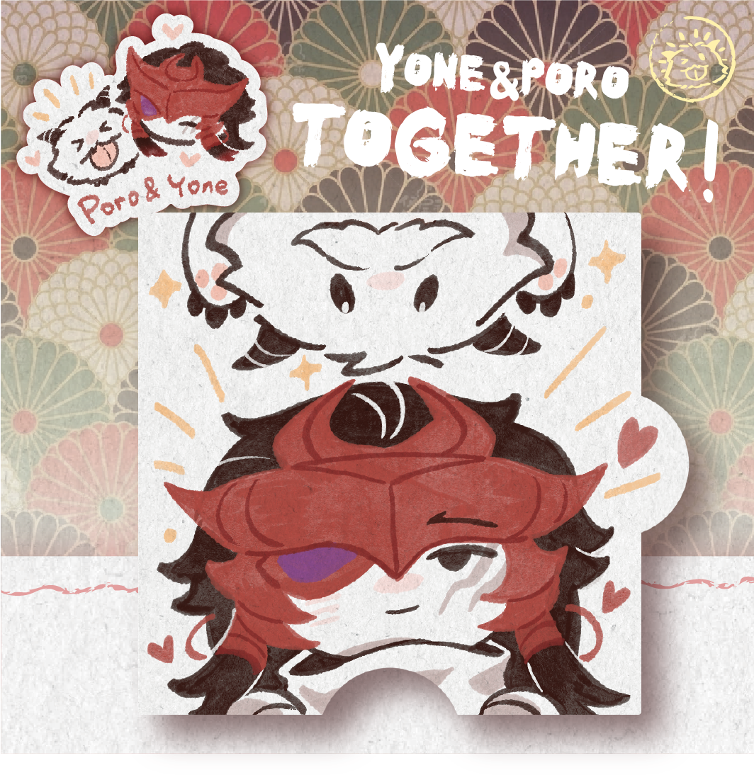 YONE&PORO TOGETHER series merch